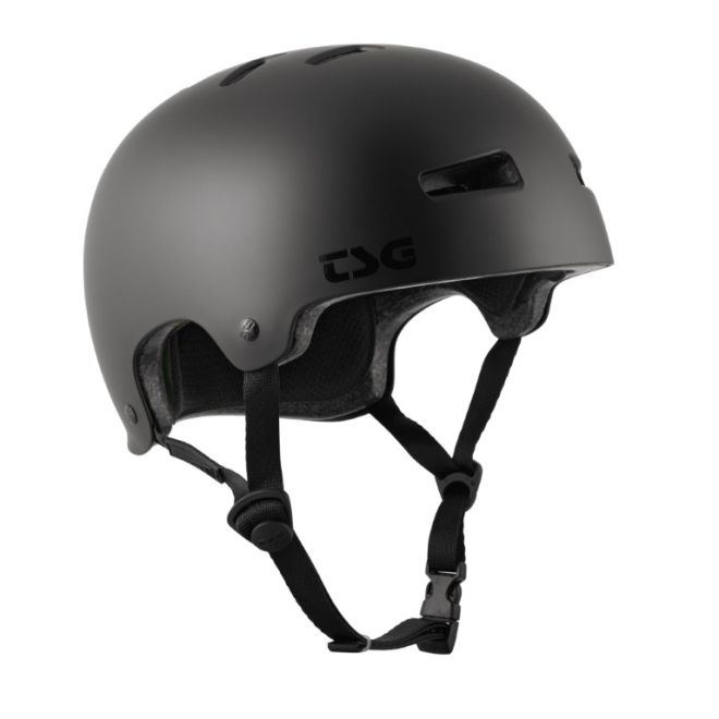 Bukósisak TSG Evolution Solid Satin Dark Black