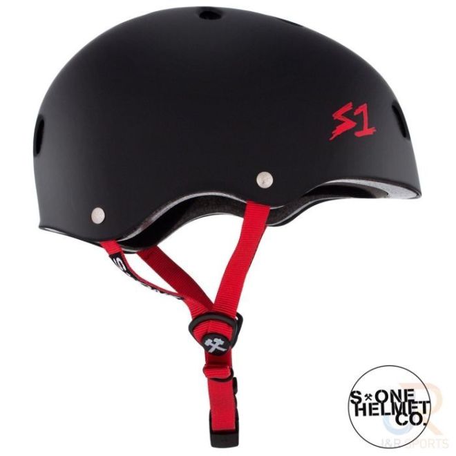 Bukósisak S-One Lifer Matt Black Red