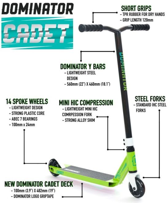 Freestyle Roller Dominator Cadet Blue White